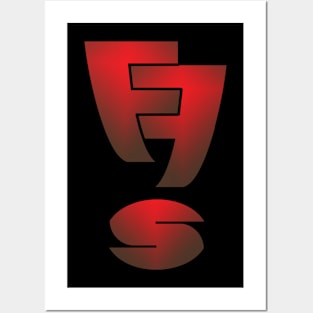 FFS Symbol (Red) Posters and Art